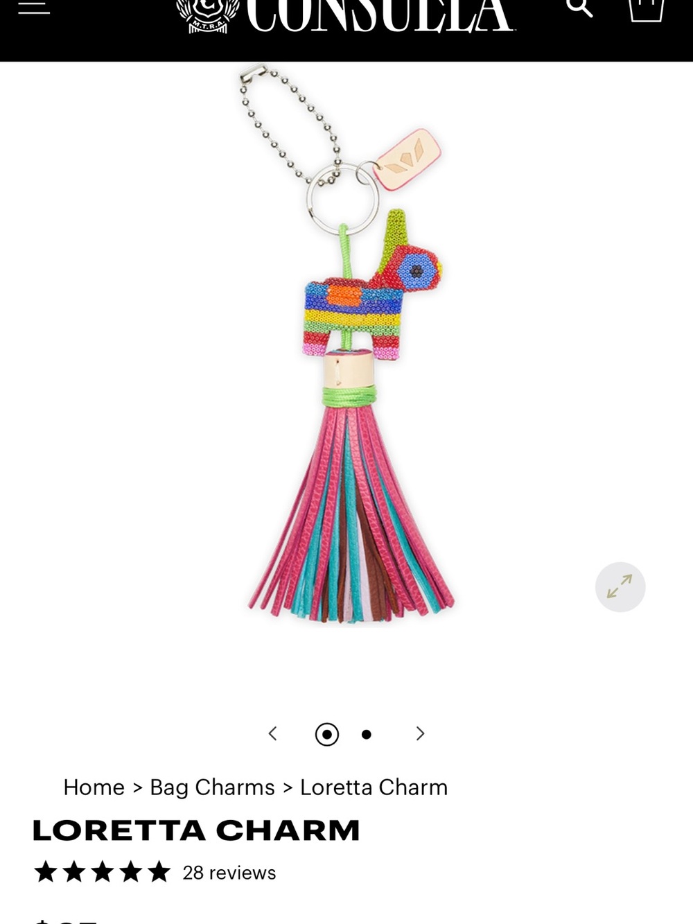 Loretta Charm - Bag Charm